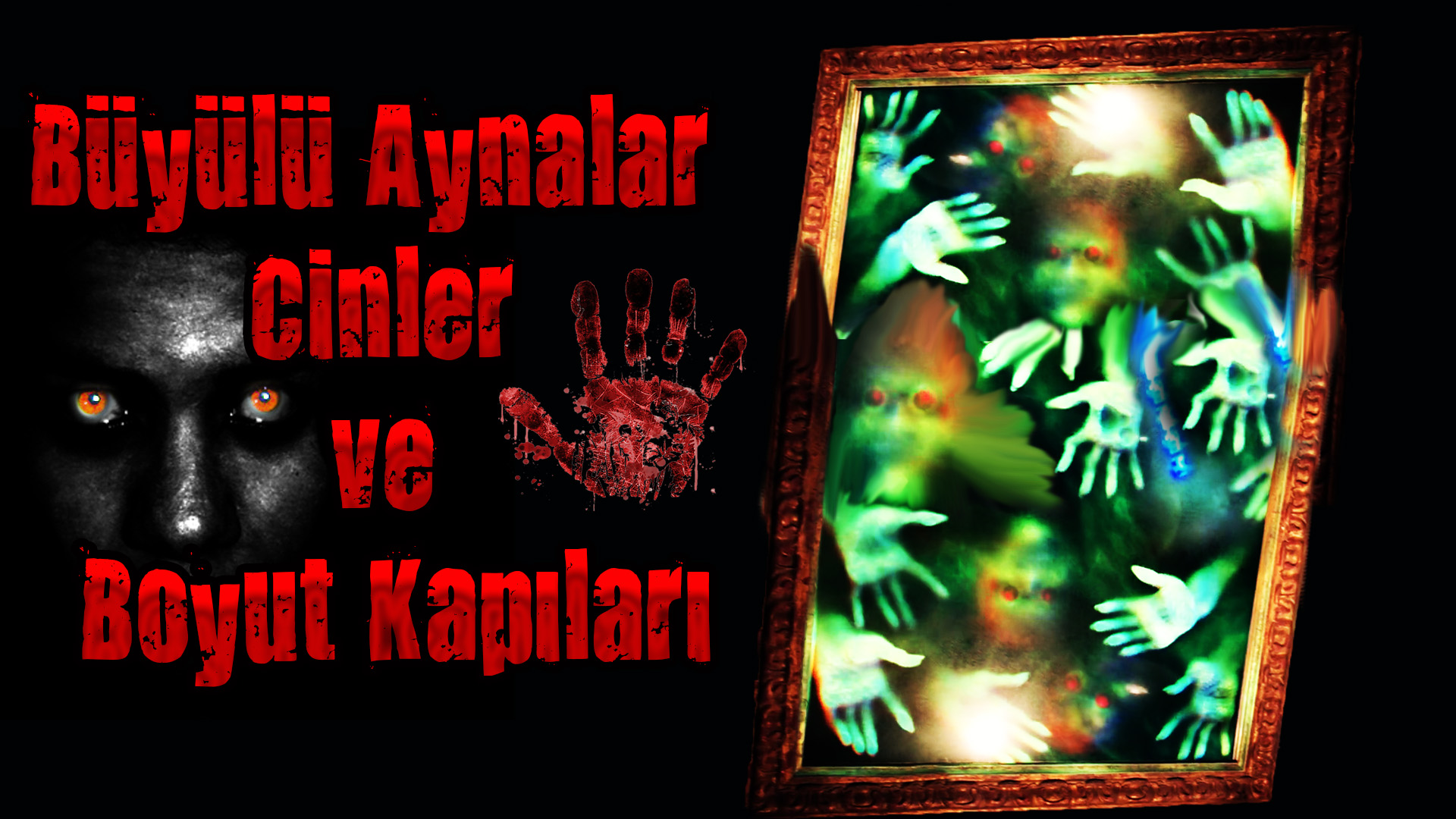 "Gizemler ve Bilinmeyenler arşivinden büyülü aynalar, cinler ve gizli boyut kapıları."